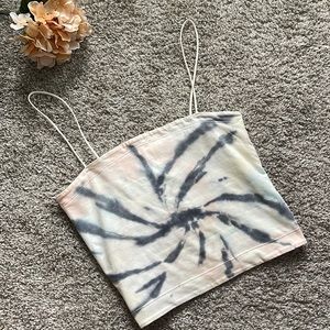 American Eagle Tie Dye Crop Tank Top